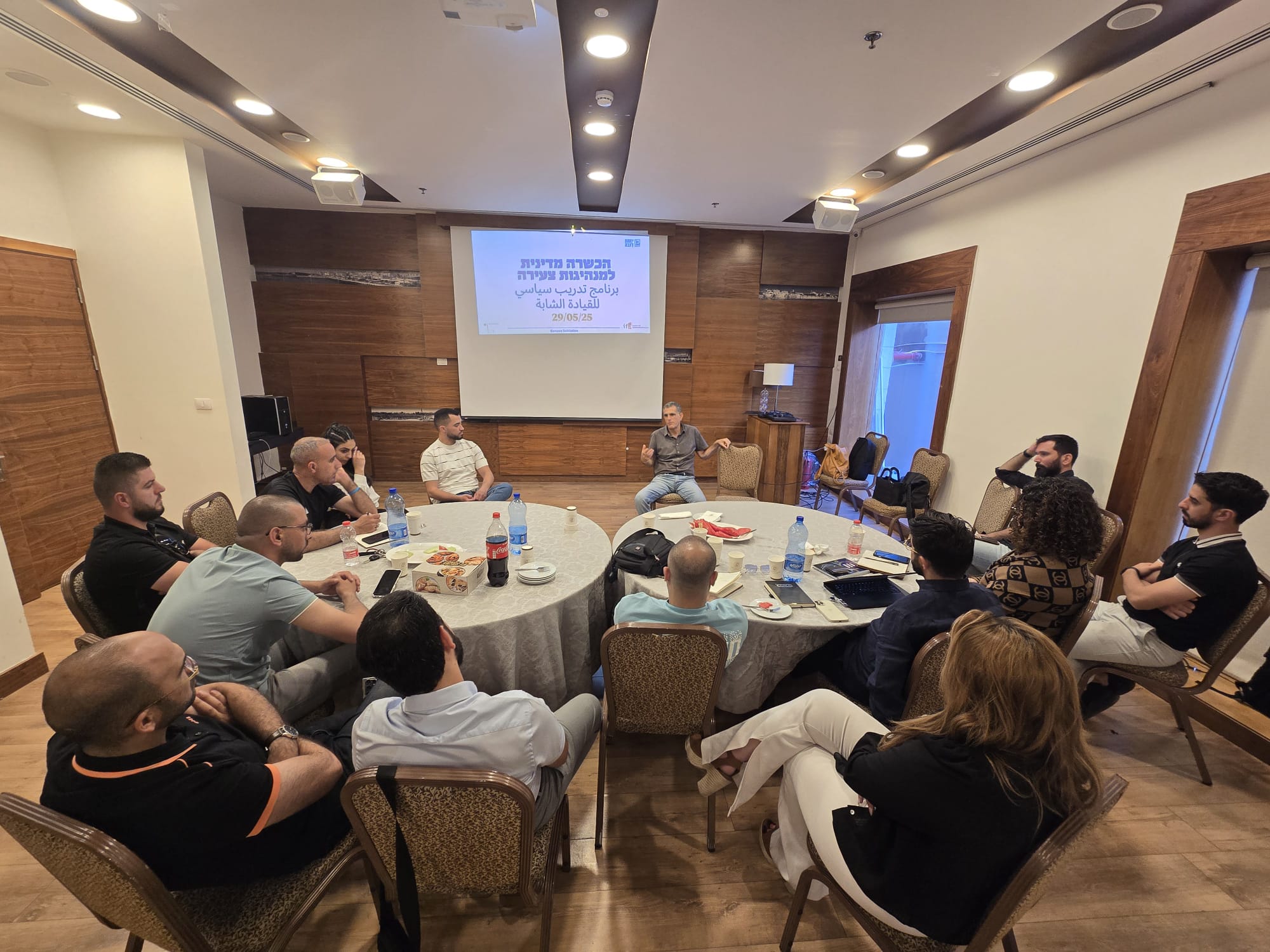 מפגש עם מנהיגים צעירים מהחברה הערבית