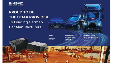 Innoviz Technologies: The LIDAR Provider to Leading German Car Manufacturers
