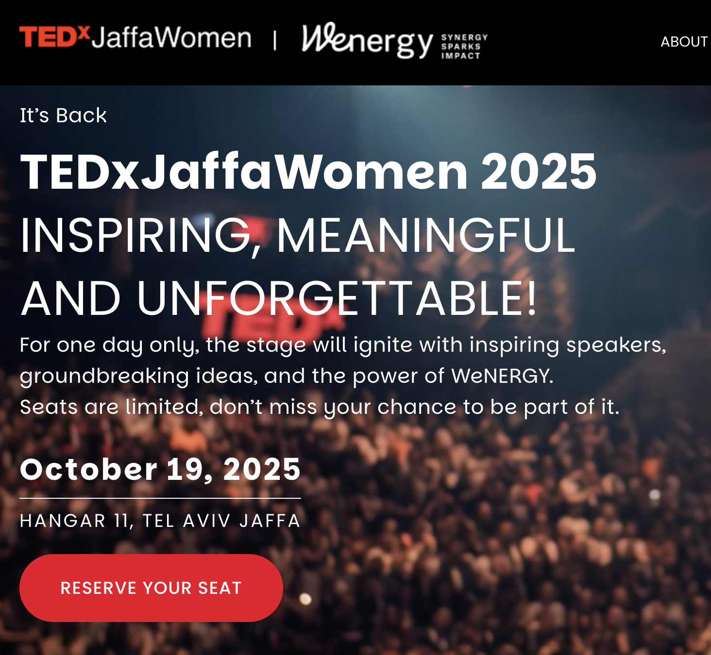 TEDxJaffaWomen   - הטבה מיוחדת לחברות הקהילה