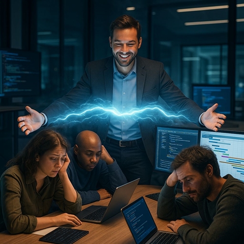 שחיקה בעולם הפיתוח – מנהל הפרויקט כמנוע מוטיבציה