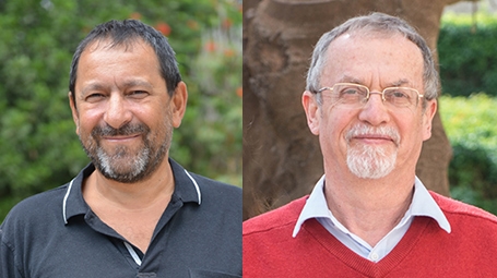 (l-r) Profs. Tony Futerman and Jacob Klein