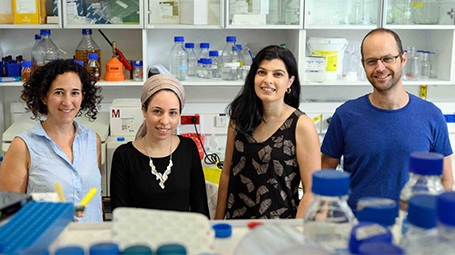 (l-r) Dr. Ofrah Faust, Dr. Meital Avraham, Dr. Rina Rosenzweig and Dr. Nir London